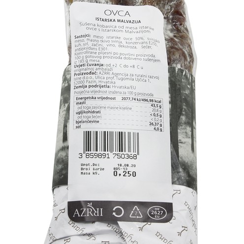 Salama Istrijana Ovca istarska malvazija 250 g