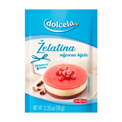 Mljevena bijela želatina Dolcela 10 g