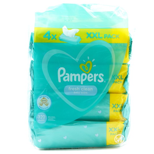 Pampers vlažne maramice 80/1 x 4