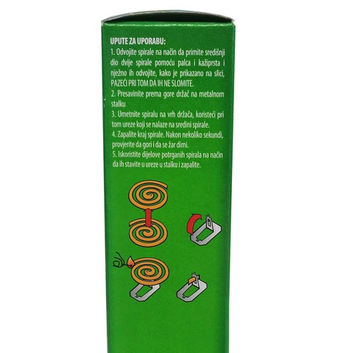 Spirale protiv komaraca s mirisom citronelle Pitroid 10 komada