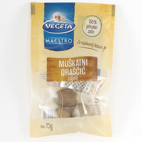 Vegeta Maestro muškatni oraščić cijeli s ribežom 15 g