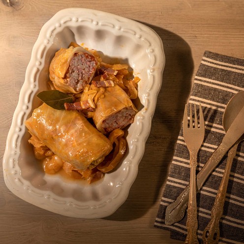 Sarma s kiselim kupusom za 1 osobu (500 g)