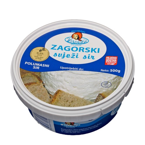 Svježi zagorski sir polumasni 500 g