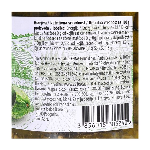 Zvijezda Krastavci delikates 350 g